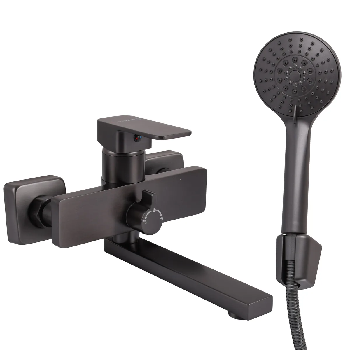 Змішувач для ванної Milano GLM-0102N-11-GRAPHITE, Globus Lux