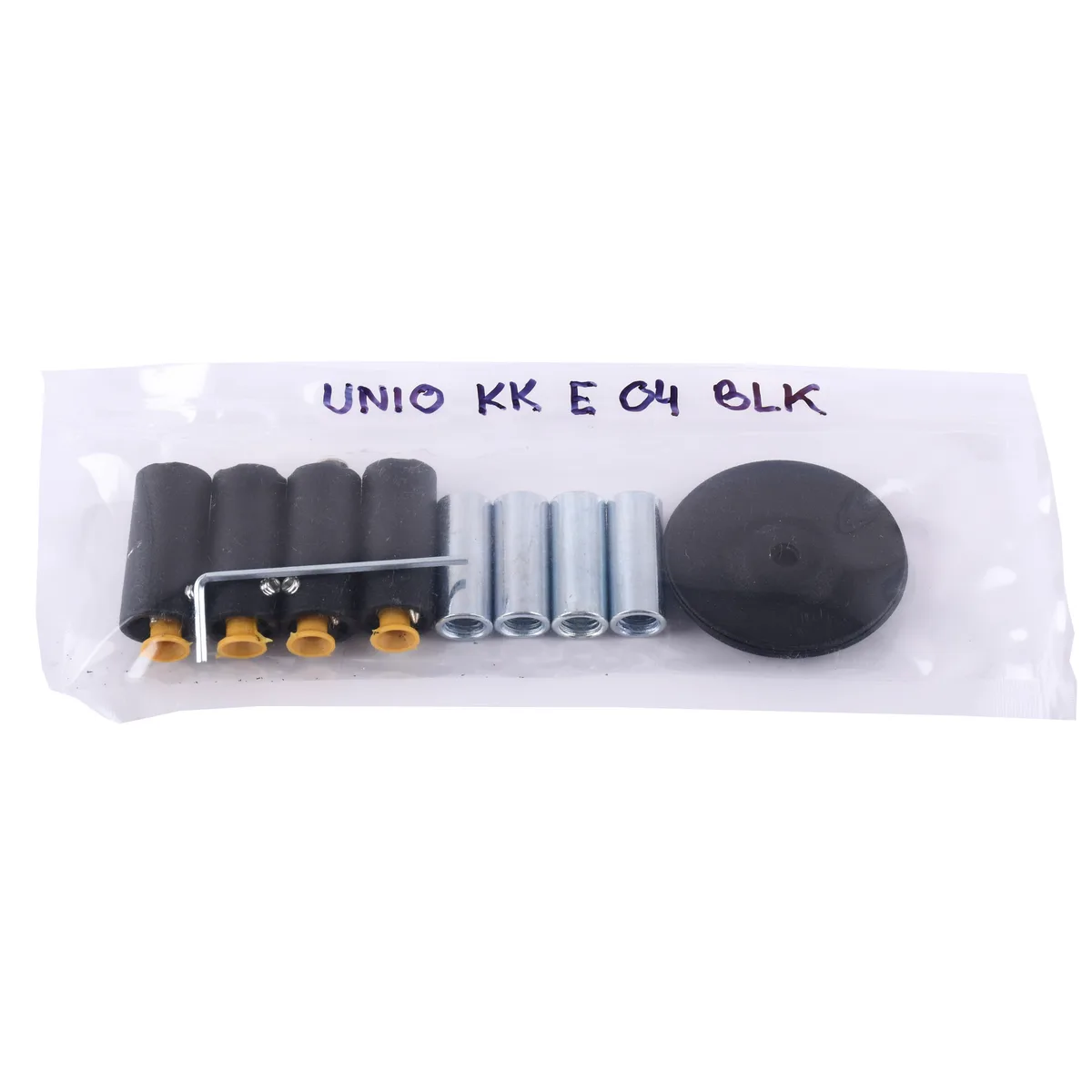 KK E 04 BLK Комплект кріплень електричної сушарки. Чорний, UNIO