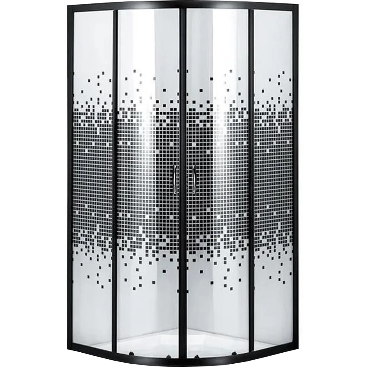 Душова кабіна півкругла без піддона WISLA N90TB.Mosaic (1 уп.), BRAVO