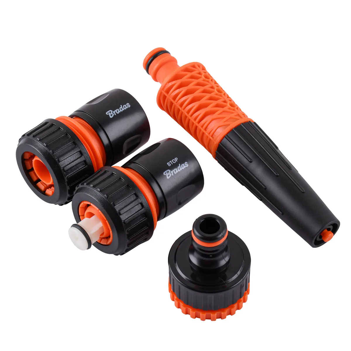 ECO-PWB5500-12 BLACK LINE, Комплект з 4 елементів для поливу на шланг 1/2″ Польша, bradas