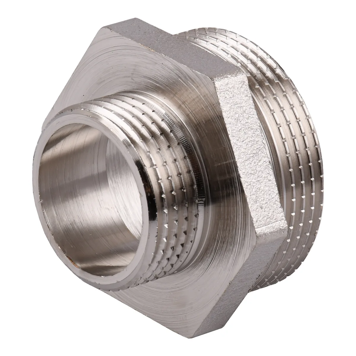 Ніпель редукційний 1 1/2″х1″ЗЗ нікельований NN752S OPTIMUM