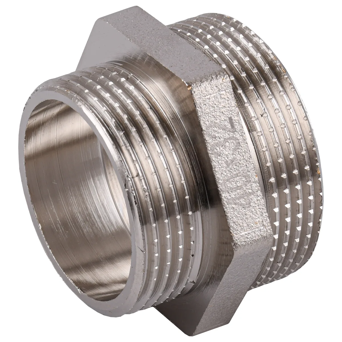 Ніпель редукційний 1 1/2″х1 1/4″ЗЗ нікельований NN762S OPTIMUM