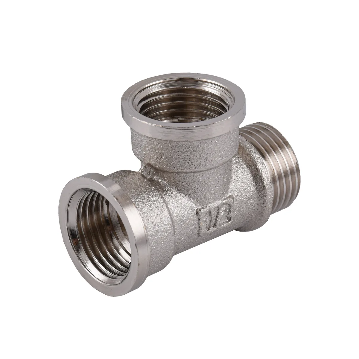 Трійник 1/2″ВВЗ нікельований NT334S OPTIMUM