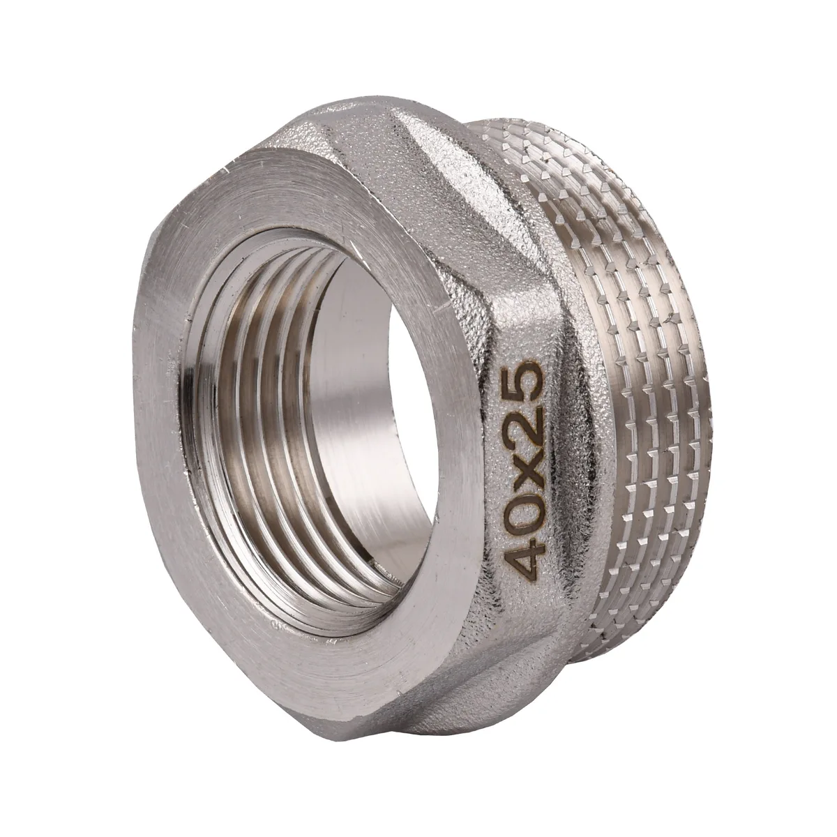 Футорка 1 1/2″х1″ЗВ нікельована NF753S OPTIMUM