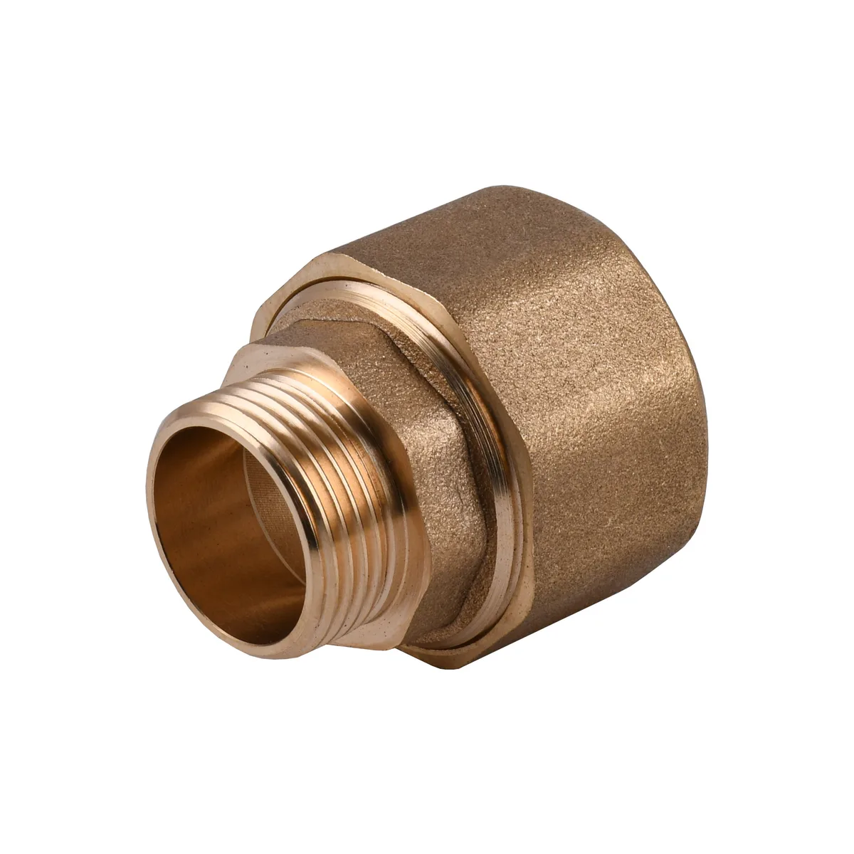 З'єднання зажимне пряме для труби Ø28 мм 3/4″З латунне LS442S OPTIMUM