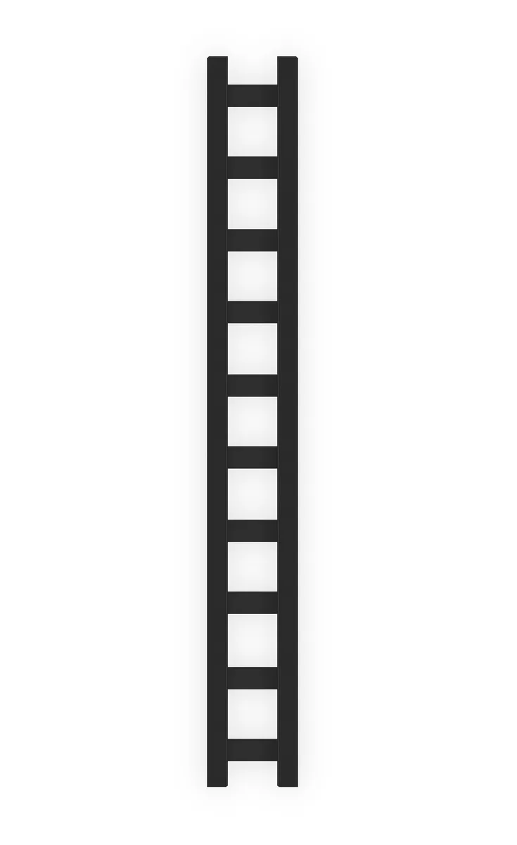 Рушникосушка Scala, 1200×25×3 мм, Водяний, Genesis Aqua