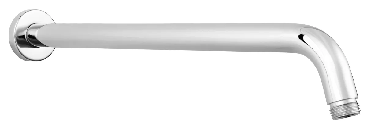 Тримач тропічного душу G 1/2 L=, 350 мм, Хром, Кругла, Ferro
