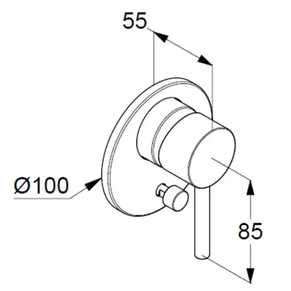 Змішувач для ванни та Bozz душу