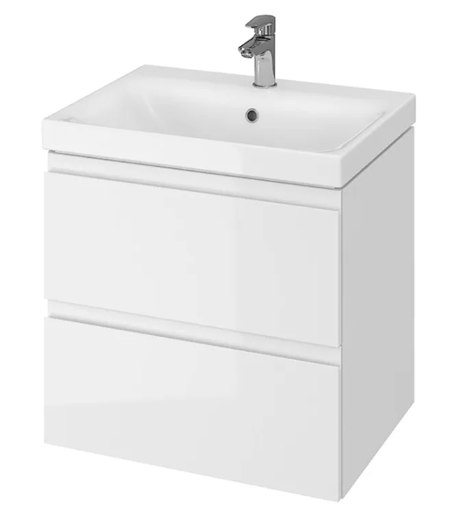 Шафка для умивальника Moduo 60 Mount, Біла, Cersanit