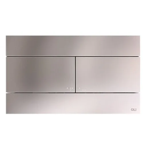 Кнопка Slim до інсталяції матова 120/80, Хром, Oli