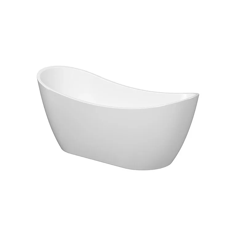 Ванна акр. ZEN 182×71 DOUBLE окремостояча овальна з ніжками і сифином