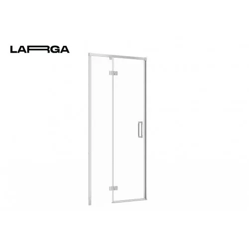 Двері душ кабіни Larga L розпашні проф прозоре скло, 90×195, Хром, Cersanit