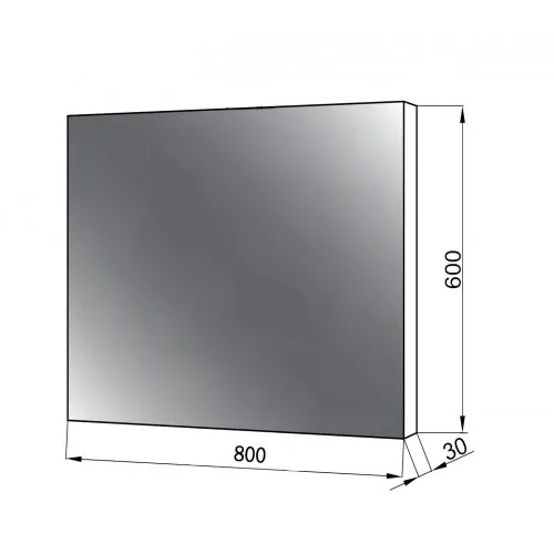 Дзеркало LED 800, Norway