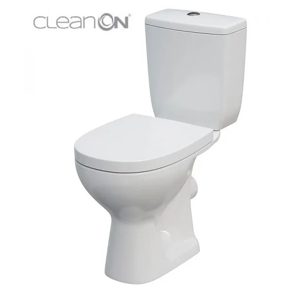 Компакт 616 Arteco 011-CLEAN ON 3/5 з кришкою дюропласт вільнопадаюча, Cersanit