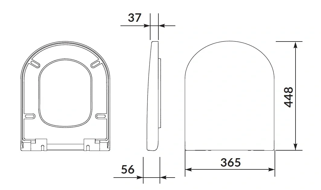 Компакт 783 Zip Simple ON 021 3/5 З дюропластовим сидінням з плавним закриванням і функцією простого, Cersanit