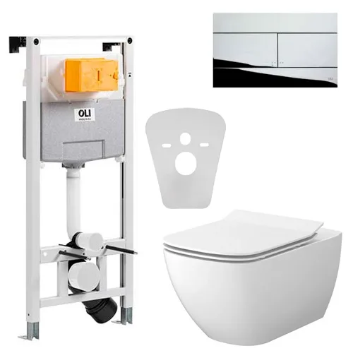Комплект OLI120 кнопка SLIMchrome CET B245 Virgo Clean On noise pr, Oli