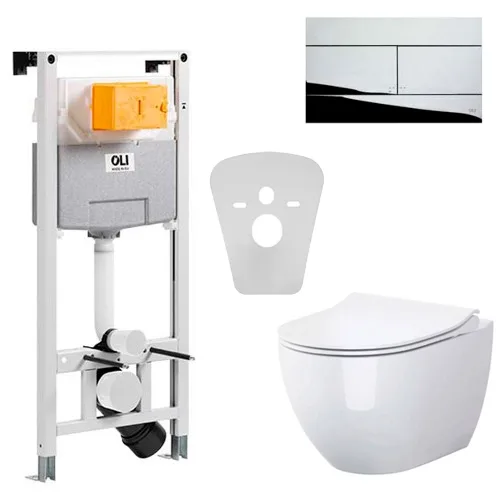 Комплект OLI120 buttonSLIMchrome CET B246 ZEN Clean On noise pr, Oli