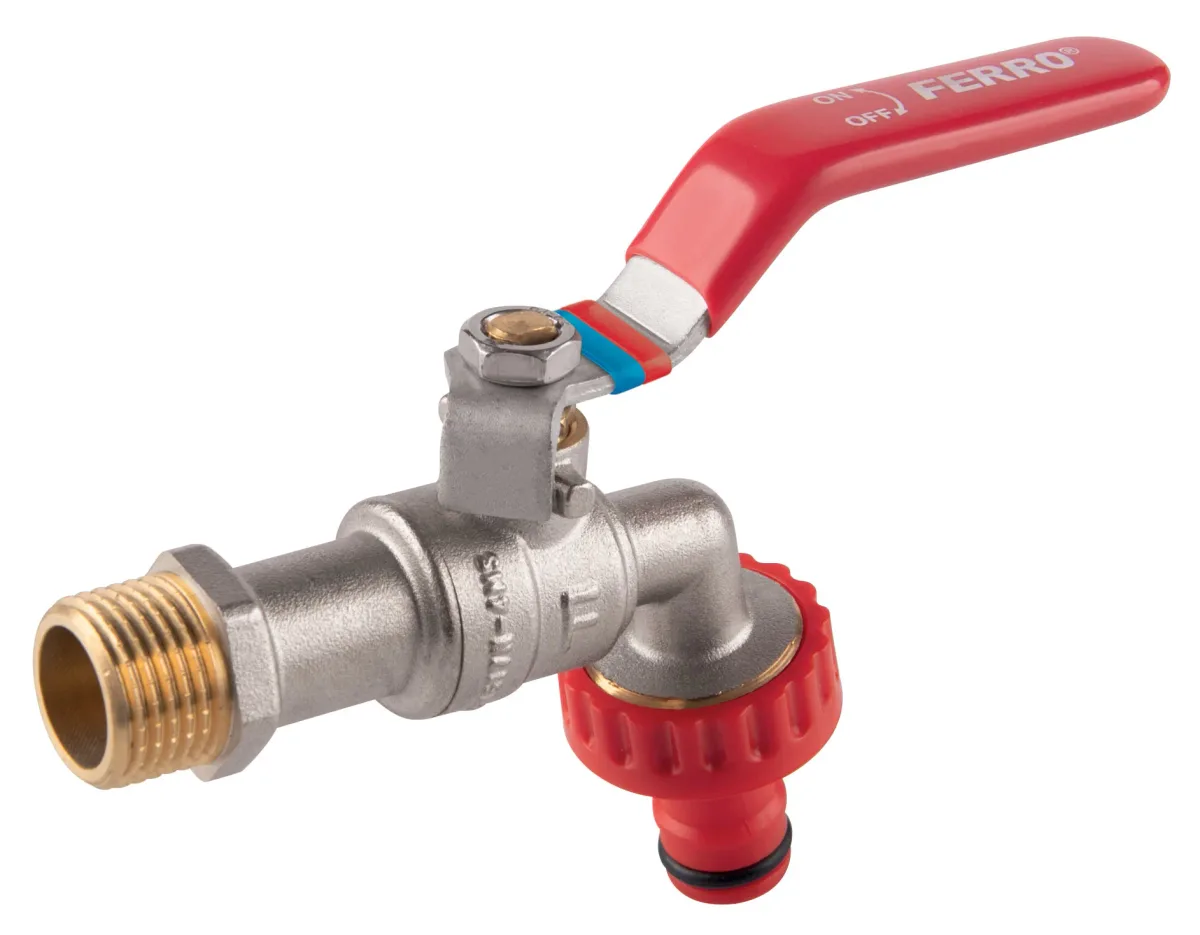 Кран кульовий F-Comfort водорозбірний 1/2", Ferro