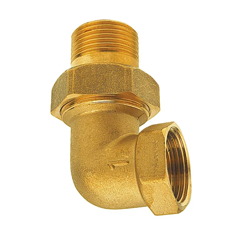 Муфта латунна сполучна кутова 3/4", Ferro