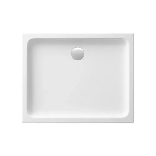 Піддон душовий прямокутний Tako з суцільнолитою панеллю, 100×80×16, Cersanit