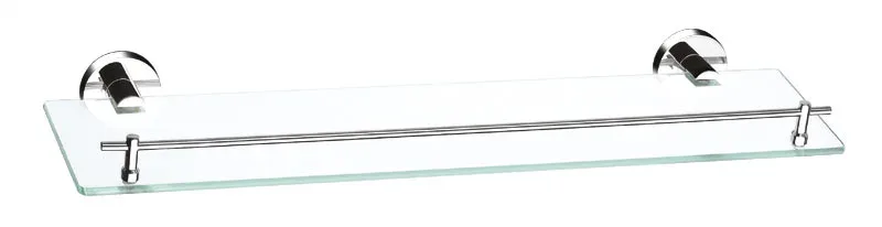 Поличка скляна Grace тримач, 500 мм, Хром, Ferro