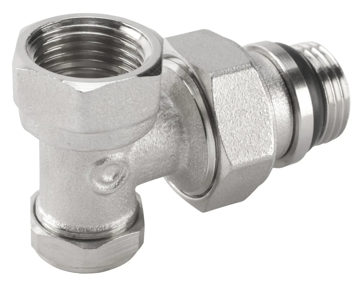Кран радіатора кутовий 1/2"X1/2", Ferro