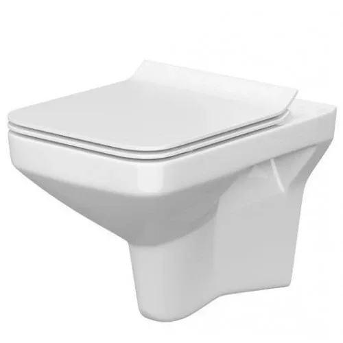 Сет 742 Como унітаз підвісний Clean On з сидіням Slim дюропласт, Cersanit
