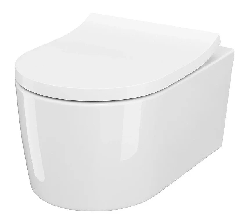 Сет B252 WHB Inverto Stream з сидіням Slim дюропласт вільнопадаюче, Cersanit