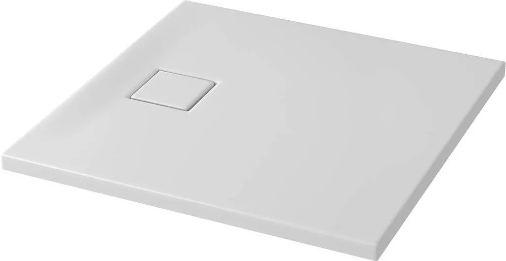Сет B450 душовий піддон Tako Slim сифон, 80×4, Білий матовий, Cersanit