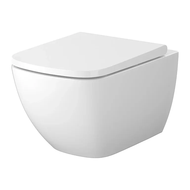 Сет C198 унітаз підвісний Zen PRO Vortex з тонким дюропластовим сидінням Slim, Cersanit