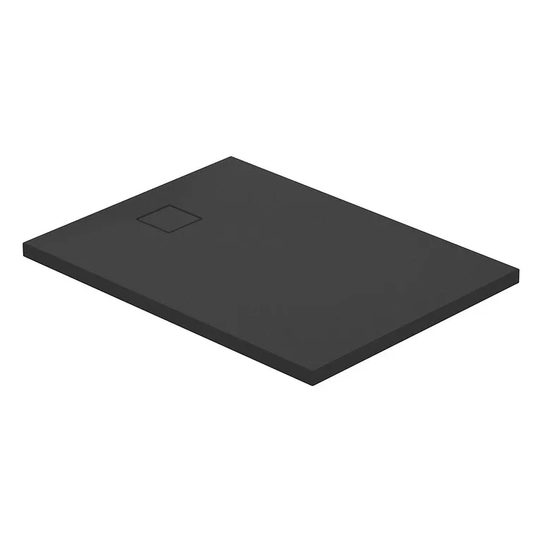 Сет C255 душовий піддон прямокутний Tako Slim сифон, 120×90×4,5, Чорний матовий, Cersanit
