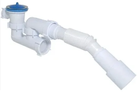 Сифон д/душ.підд.регул.1 1/2 40 з гнучкою трубою, Waterstal