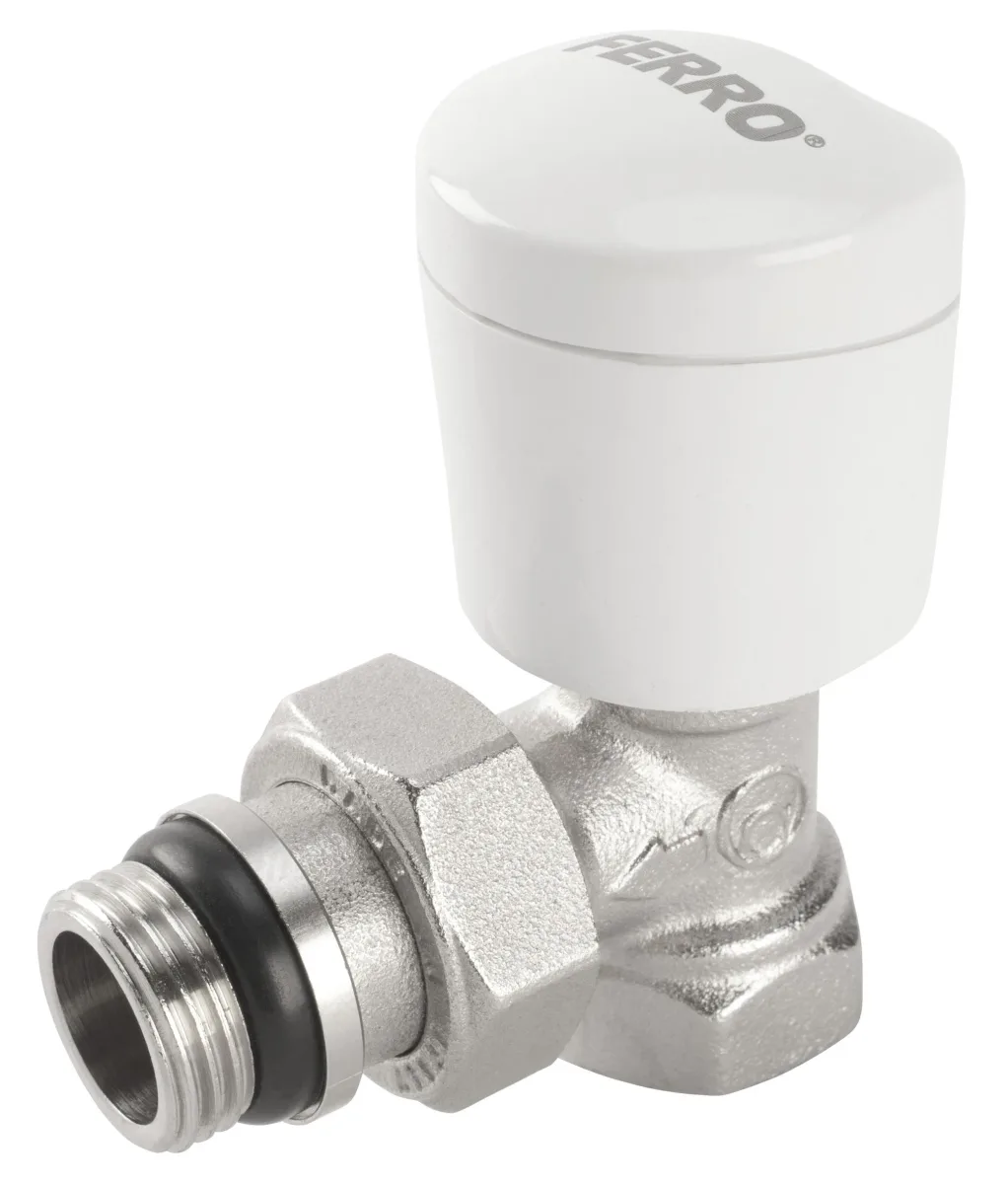 Кран термостатичний кутовий 1/2"X1/2", Ferro