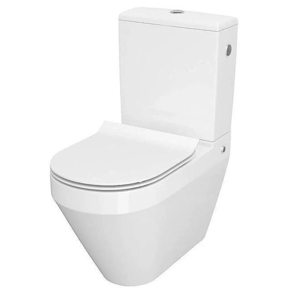 Унітаз напольн Crea Clean ON 010/020 овальний Slim DUR SC, Cersanit