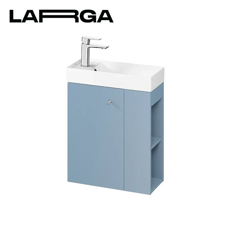Шафка під умивальник LARGA 50×22 блакитна