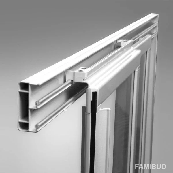 Душові двері триелементні ASDP3-120 1980 Pearl White, Ravak