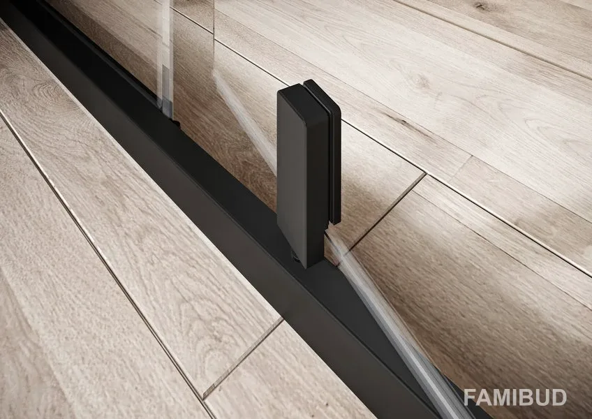 Душові двері NDOP2 100 Transparent Black, Ravak