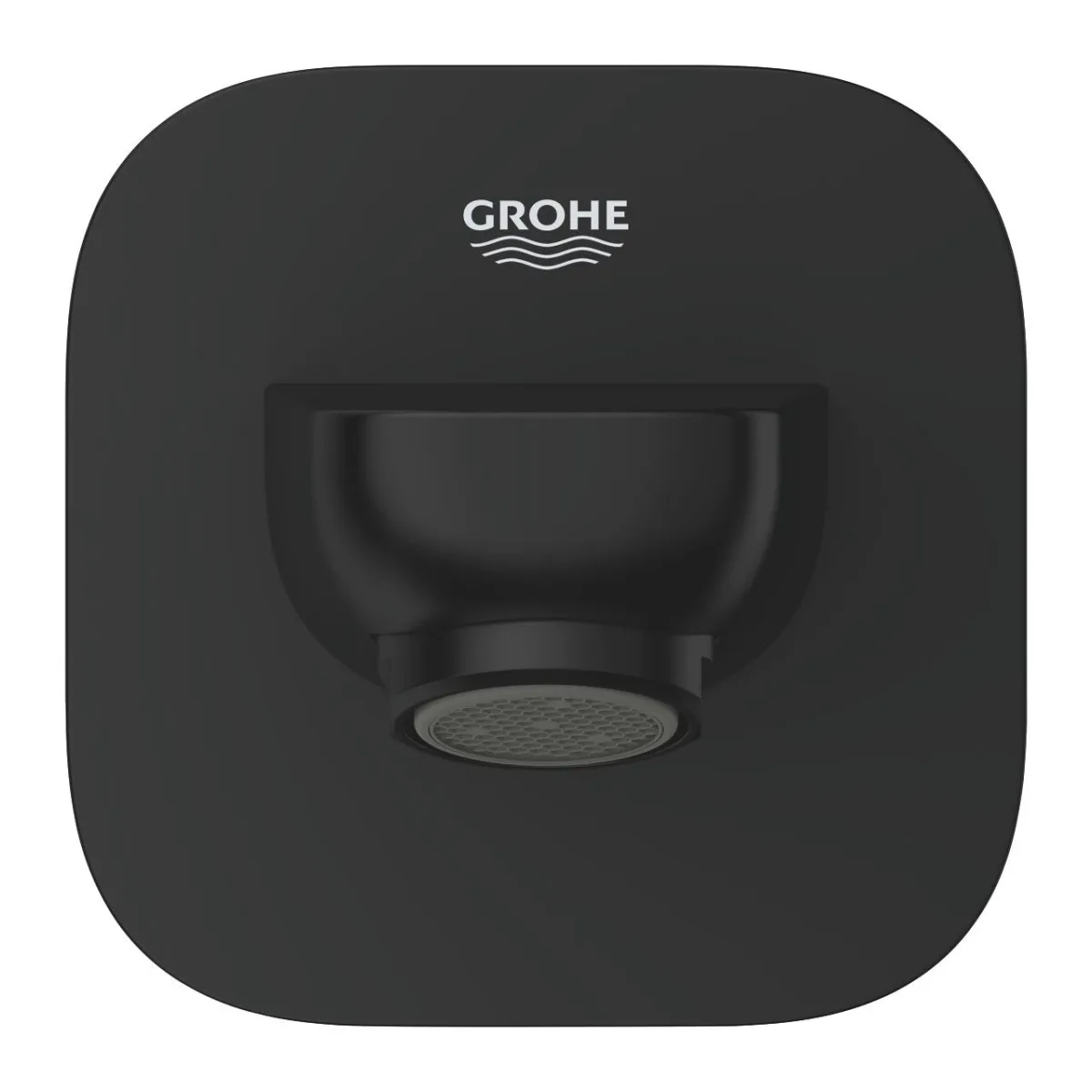 Вилив на ванну Cubeo matt, Чорний, Grohe