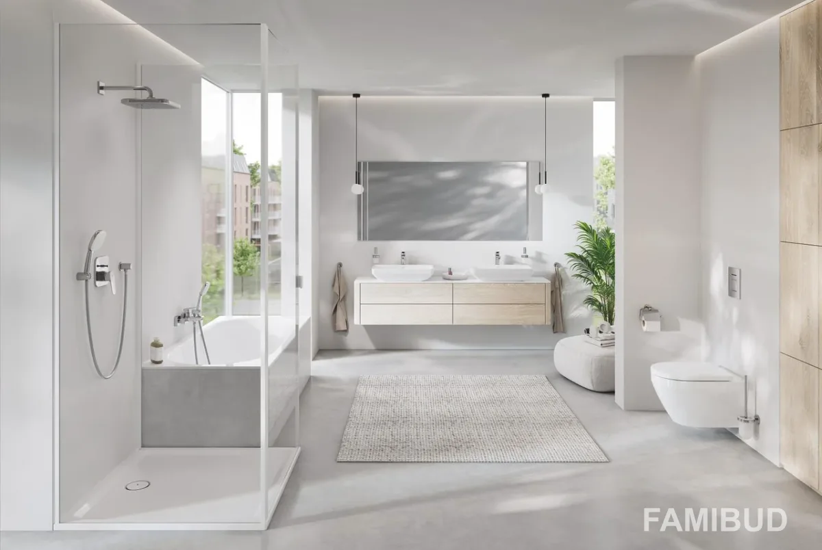 Змішувач для ванни Cubeo 1018140000, Хром, Grohe