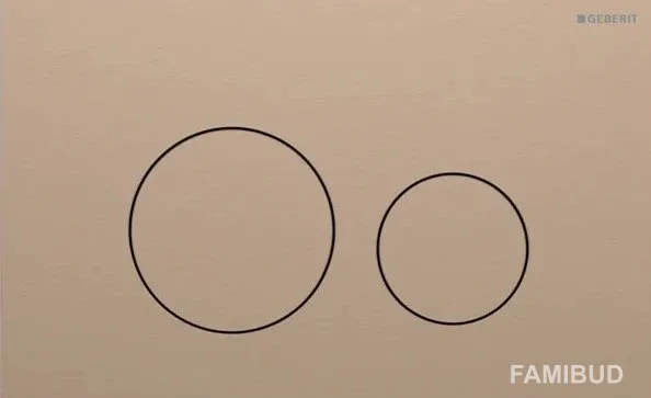 Кнопка зливу Sigma 40 Round Червоне, Золото, Geberit