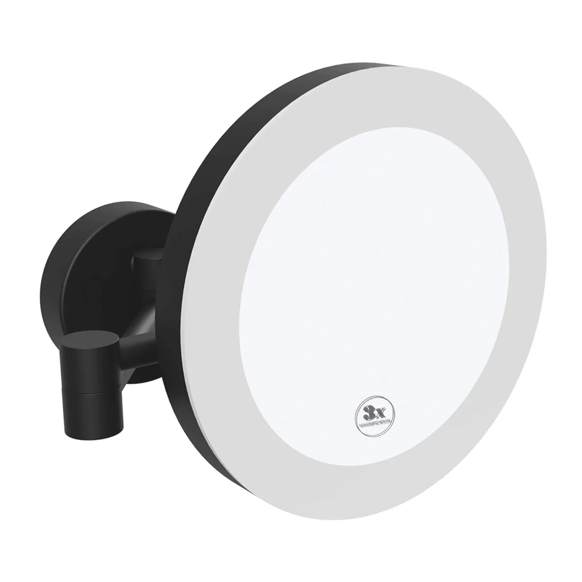 Дзеркало косметичне з підсвіткою LED 116101770, Чорний, Bemeta