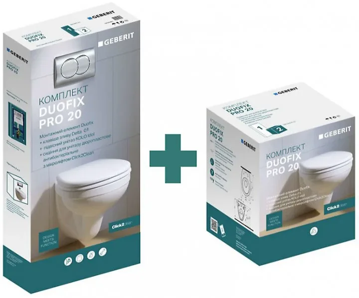 Комплект Інсталяція для унітаза 4 в 1 Duofix Pro 20 Geberit, Kolo
