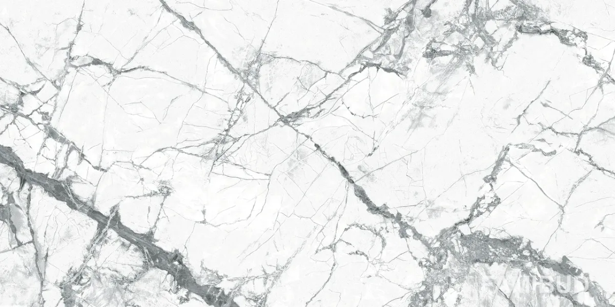 Плитка керамогранітна Statuario 12060209071-L, 600×1200, Світло-сірий, Intercerama