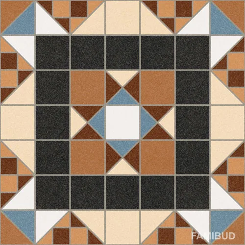 Плитка керамогранітна Halton Marron, 316×316×9, Vives