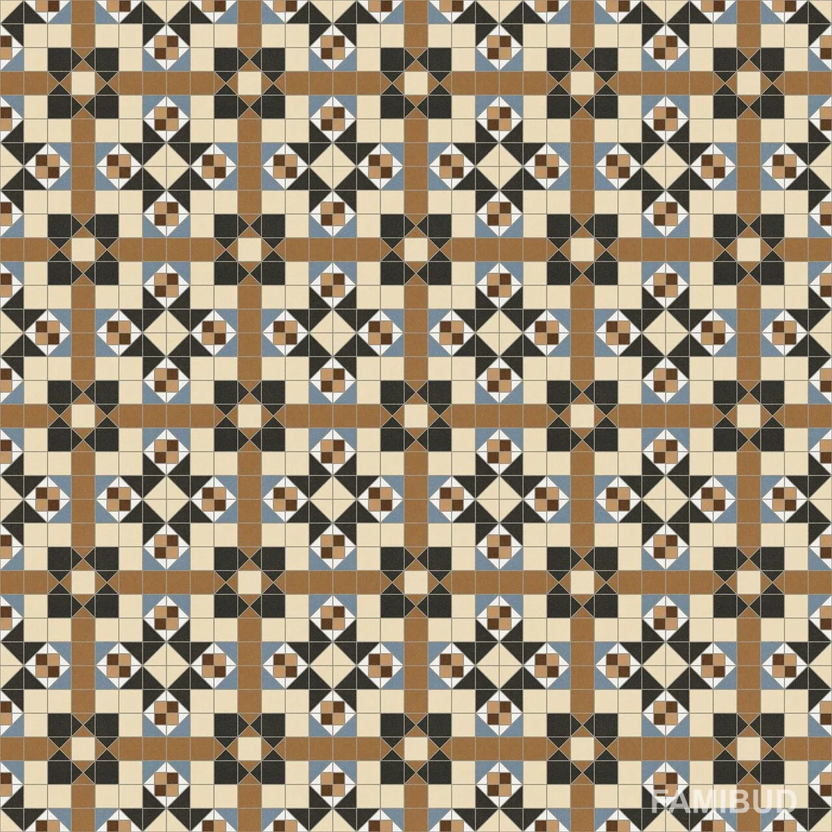 Плитка керамогранітна Merton Marron, 316×316×9, Vives