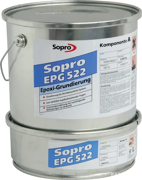 Ґрунтовка епоксидна двокомпонентна Epg 522, 4 кг, Sopro
