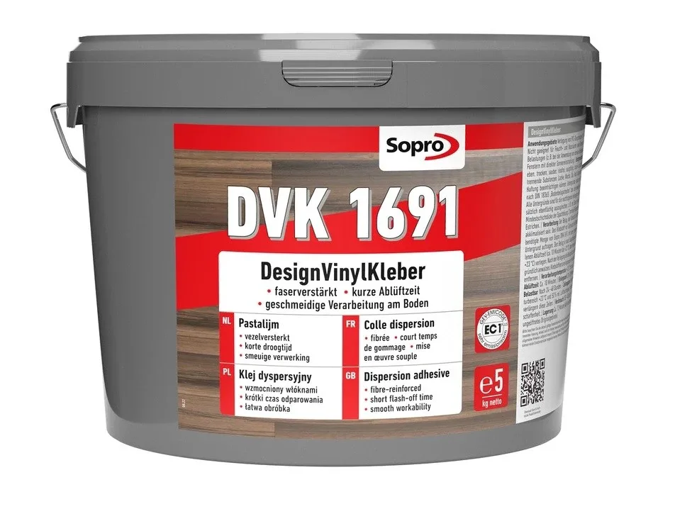 Клей для вінілової підлоги Dvk 1691, 5 кг, Sopro