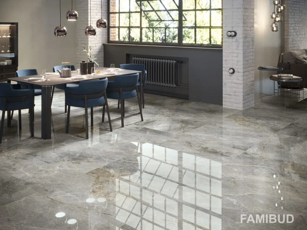 Плитка керамогранітна 1851 Tamesis Dark Rect Pulido, 980×980, Porcelanite Dos
