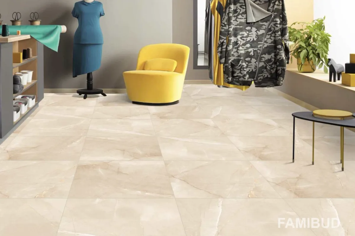 Плитка керамогранітна Pazar Beige, 600×600, Raviraj Ceramics