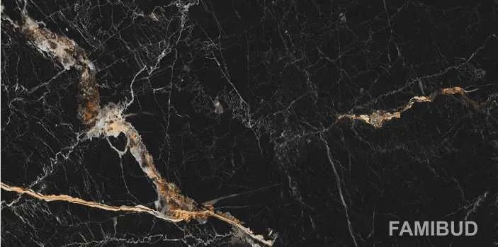 Плитка керамогранітна Vience Black, 600×1200, Raviraj Ceramics